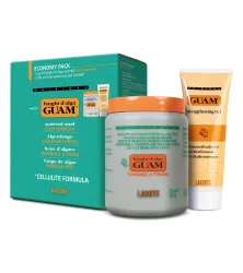 Антицелюлітна маска з морських водоростей економічна упаковка “холодна формула (маска 1 кг «холодна формула» + гель 250 мл)