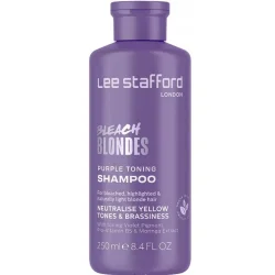 Тонирующий фиолетовый шампунь для осветленных волос Lee Stafford Bleach Blondes Purple Toning Shampoo, 250 мл