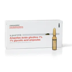 Мезопрепарат x.prof 016 Гликолевая кислота 1% Mesoestetic Glycolic acid, 2 мл