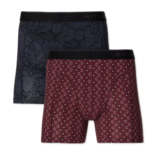 Шорти-боксери Rituals House of Rituals Fung Boxer shorts Burgundy