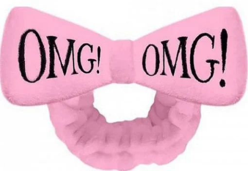 Бант-пов'язка для фіксації волосся Яскраво-рожевий Double Dare OMG! Mega Hair Band Light Pink