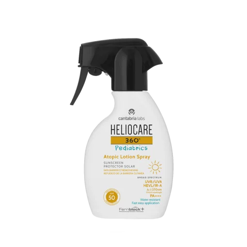 Дитячий сонцезахисний спрей для атопічної шкіри Cantabria Labs Heliocare Spray SPF 50