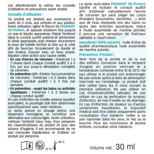 Вушний спрей для дітей від 3 міс / OTI-PROTECT - Для гігієни вуха, 30 мл (PK34)