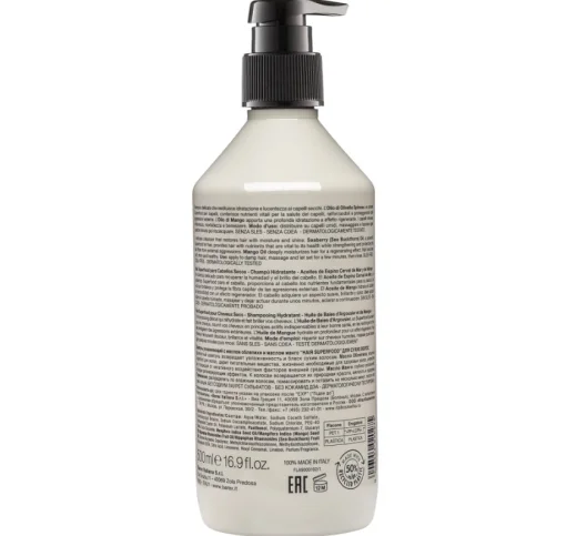 Шампунь увлажняющий с маслом облепихи и маслом манго CONTEMPORA