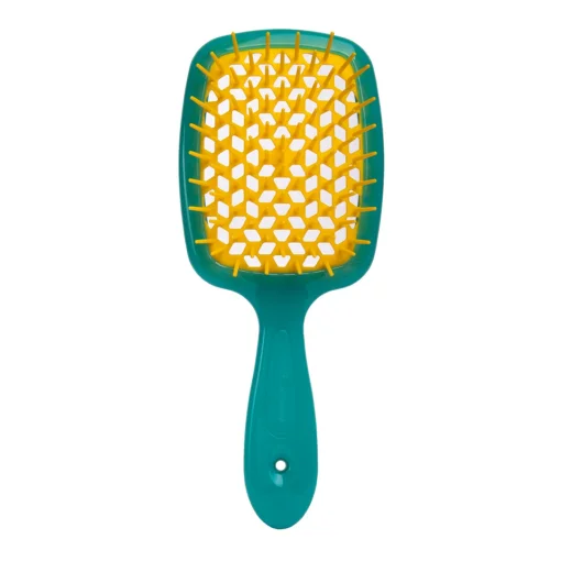 Щетка бирюзовая с желтым Janeke Superbrush Standart