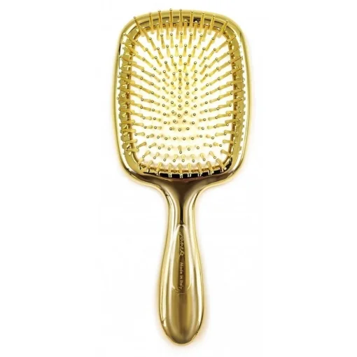 Щетка для волос с зеркалом Janeke Hairbrush With Mirror Gold