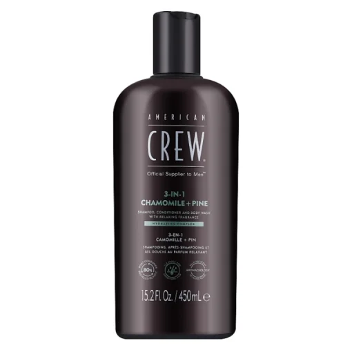 Засіб 3-в-1 для волося та тіла Чайне дерево American Crew Chamomile + Pine Shampoo Conditioner And Body Wash 250 мл