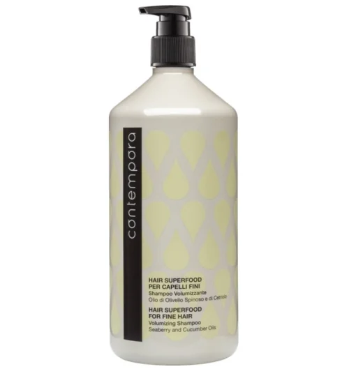 Шампунь для объема с маслом облепихи и огуречным маслом Barex Contempora