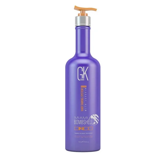 Срібний шампунь для блондованого волосся GKhair Global Keratin Silver Bombshell Shampoo, 710 мл