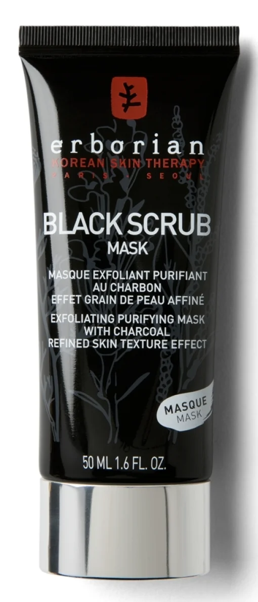 Скраб-маска з деревним вугіллям Erborian Black Scrub Mask, 50 мл