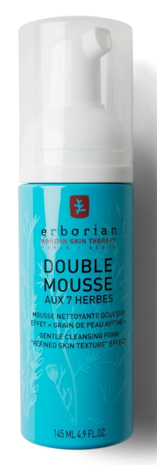 Пінка для обличчя 7 трав Erborian Double Mousse, 145 мл