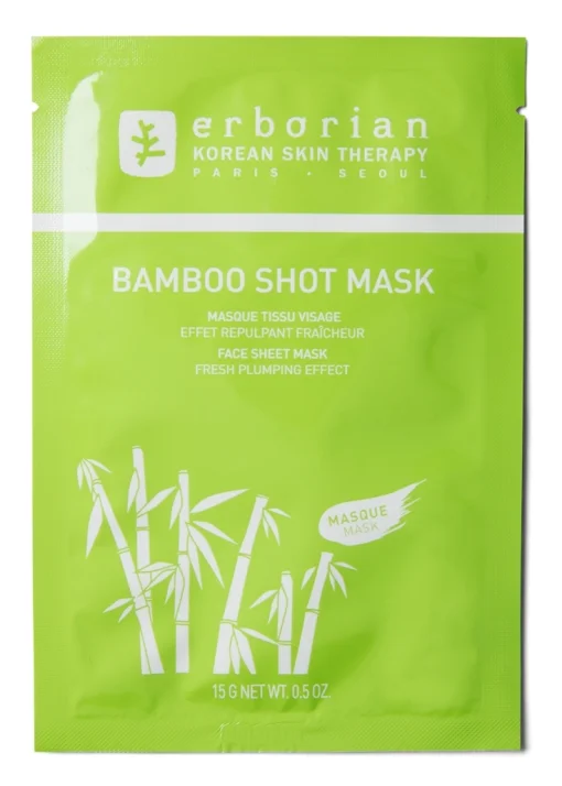 Зволожуюча маска для обличчя Бамбук Erborian Bamboo Shot Mask Fresh Plumping Effect, 15 г