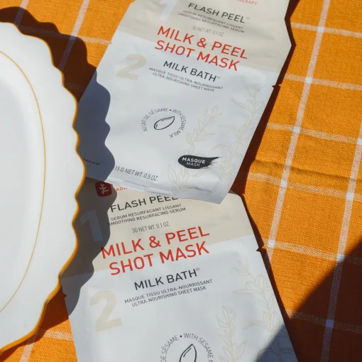 Тканинна маска Кунжутне молоко Erborian Milk &amp; Peel Shot Mask