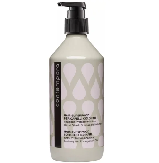 Шампунь для сохранения цвета с маслом облепихи и граната Contempora Color Protection Shampoo Seaberry and Pomegranate Oils