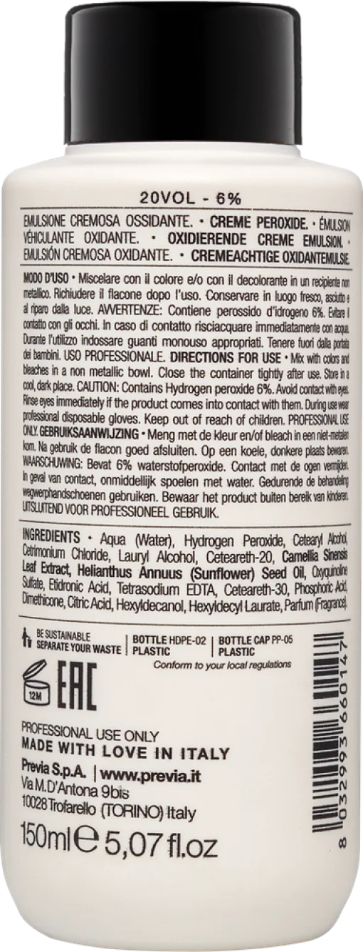 Previa prof. COLOUR Окислитель 20 VOL. 1000 мл