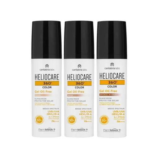 Солнцезащитный гель с тоном на водной основе Cantabria Labs Heliocare 360 ​​Gel Oil Free Color (тон бежевый)
