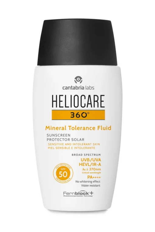 Солнцезащитный минеральный крем-флюид Cantabria Labs HELIOCARE 360&ordm; MINERAL TOLERANCE FLUID SPF50