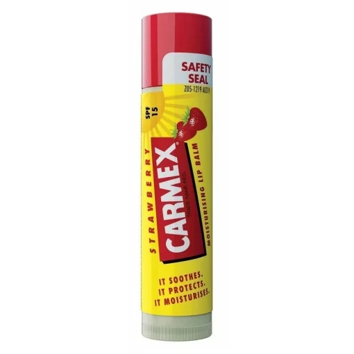 Бальзам для губ зі смаком суниці Carmex Moisturizing Lip Balm Strawberry, 4 мл