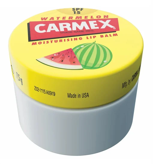 Бальзам для губ зі смаком кавуну Carmex Moisturizing Lip Balm Watermelon, 7 мл