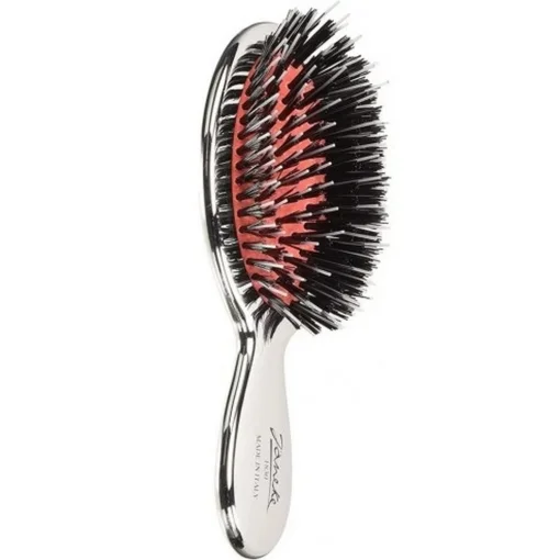 Серебряная щетка мини Janeke Silver Hairbrush