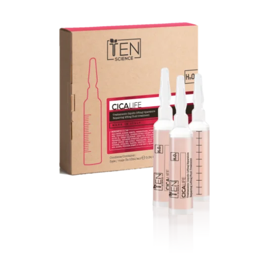 Інноваційна анти-ейдж ліфтинг сироватка TEN Cica Repairing lifting fluid, 3x10 мл