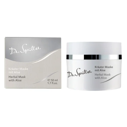 Трав'яна маска з алое для проблемної шкіри Dr.Spiller Herbal Mask With Aloe, 50 мл