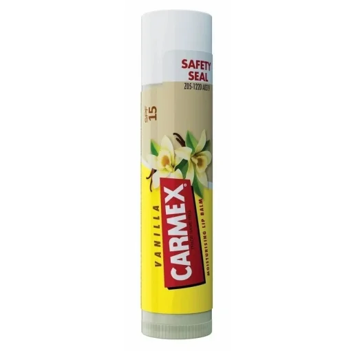 Бальзам для губ зі смаком ванілі Carmex Moisturizing Lip Balm Vanilla, 4 мл
