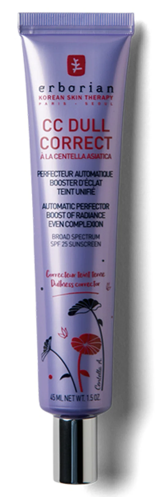 Коригуючий СС крем для обличчя Erborian CC Dull Correct, 15 мл