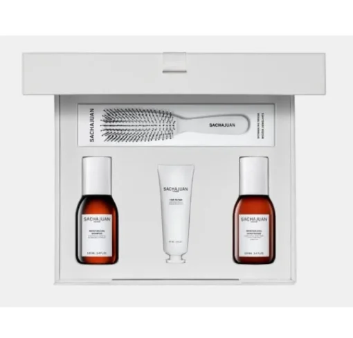 Набор SachaJuan для глубокого увлажнения сухих, ломких и обесцвеченных волос.