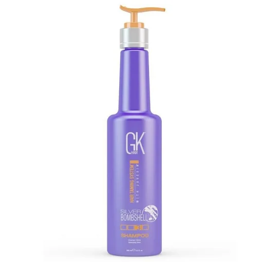 Срібний шампунь для блондованого волосся GKhair Global Keratin Silver Bombshell Shampoo, 280 мл