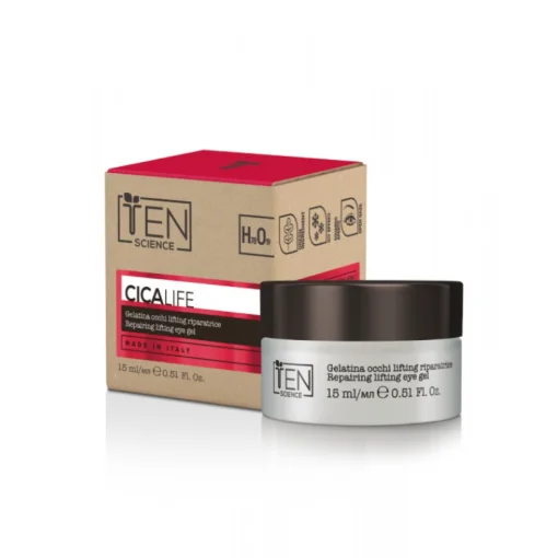 Анти-ейдж ліфтинг гель-крем під очі TEN Cica Repairing lifting eye gel, 15 мл
