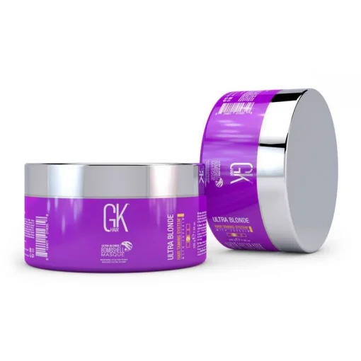 Маска з блонд відтінком для фарбованого волосся GKhair Global Keratin Ultra Blonde Bombshell Masque, 200 мл